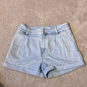 PAIGE Light Blue Jean Shorts